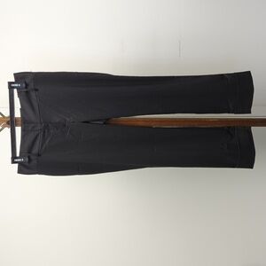 Rue21 Vintage Options Stretch Black High Rise Tailored Cuffed Trousers Size 14